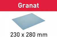 Handschleifmittel Granat Schleifpapier 230 x 280 mm